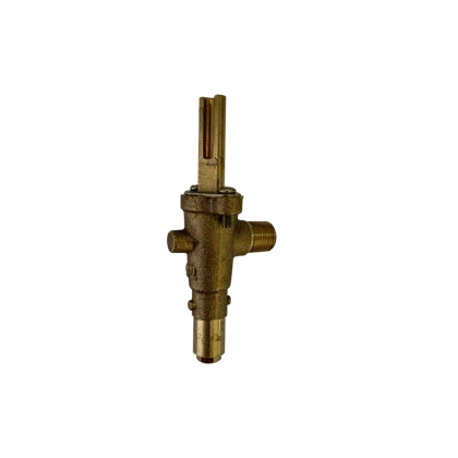 Vanne de commande de poêle à gaz en laiton personnalisée à haute pression 3/4 ''